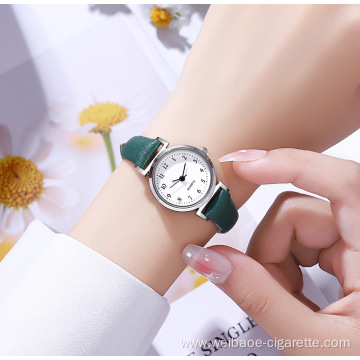 girls' fashion color Hook Buckle strap quartz watches